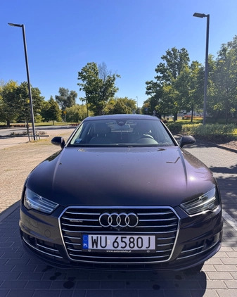 Audi A7 cena 125000 przebieg: 119000, rok produkcji 2016 z Warszawa małe 106